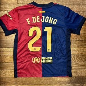 Youth S (22) Frenkie de Jong Barcelona Jersey NWT